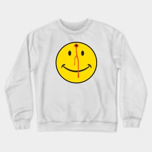 Smiley Face Bullethole Crewneck Sweatshirt